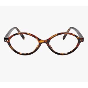 TIJN Olisa Blue Light Blocking Glasses for Women Men,Oval Glasses Frame